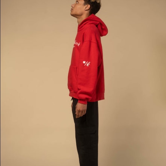 🔥🔥MUCH LOVE HOUSE OF PH8 SCARLET RED HOODIE RARE FIND XXL NWT🔥🔥 - Picture 3 of 6